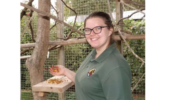 Girl smiling at camera