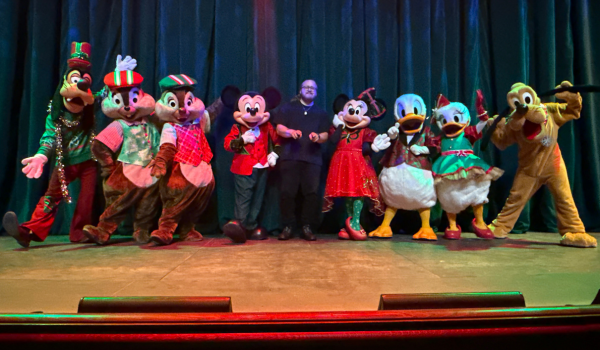 disney cast on stage