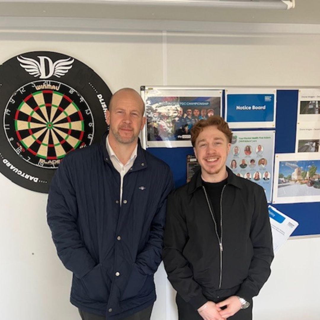 Left to right – Barry Stannage and Riley Evans