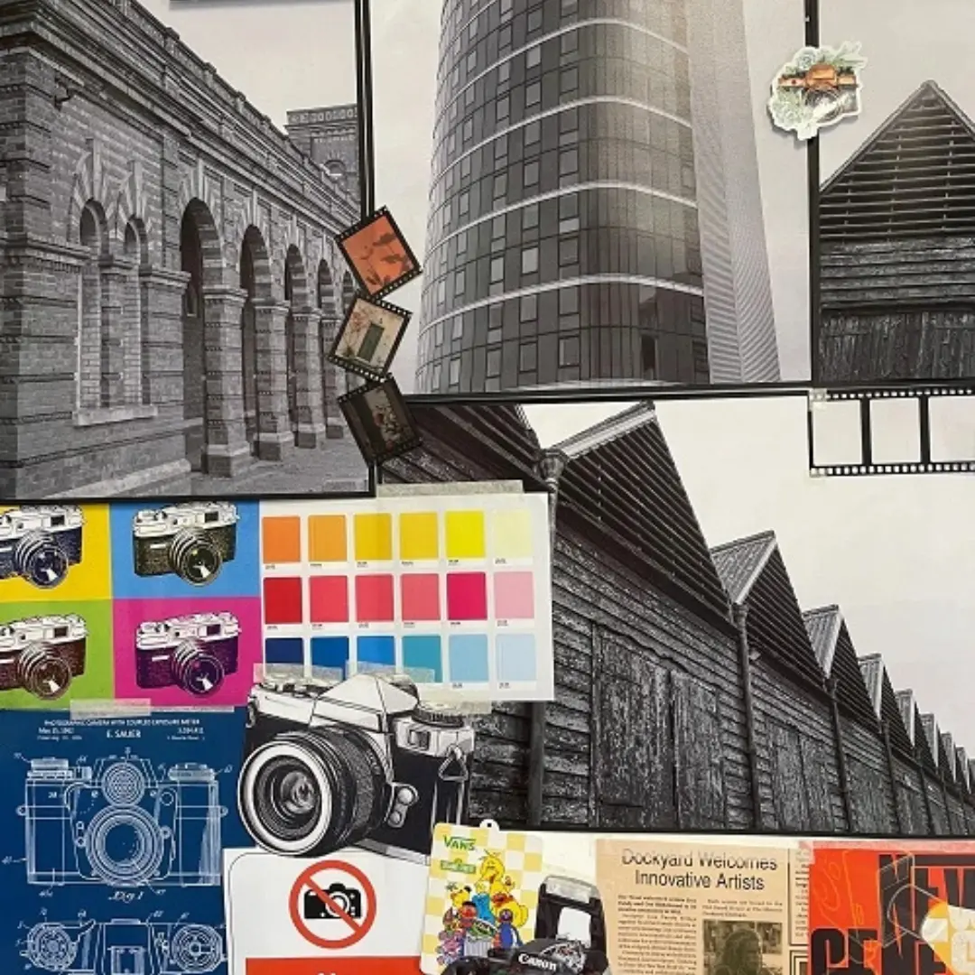 Collage of city photos