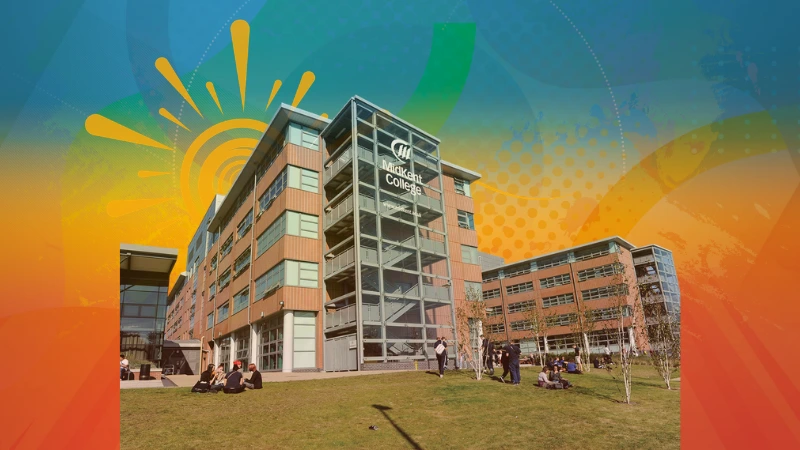 Medway campus stylised graphic