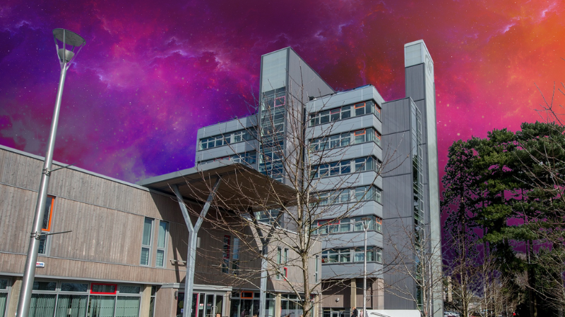 A cut out picture of the Maidstone Campus 