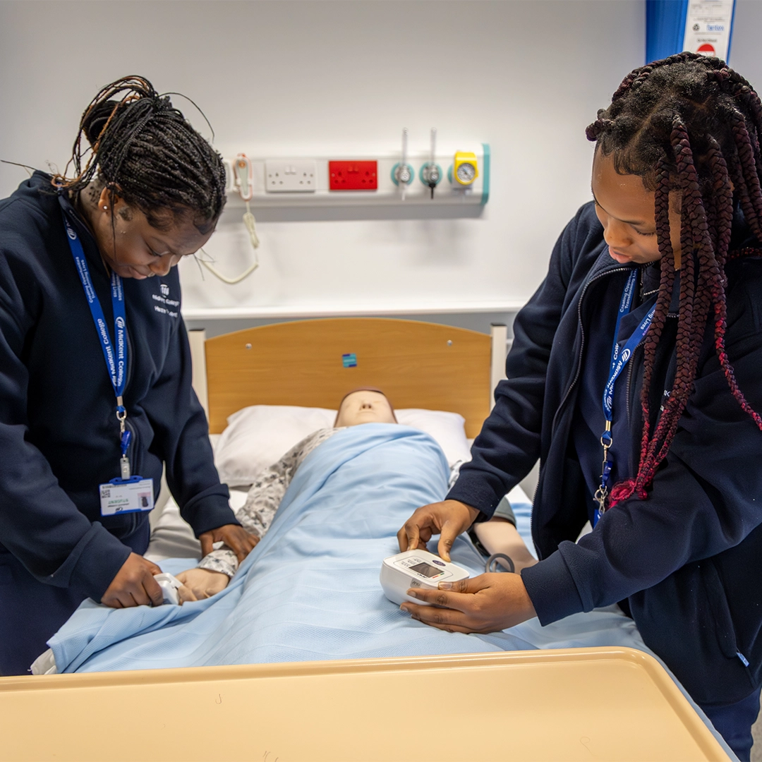 Health and childcare students