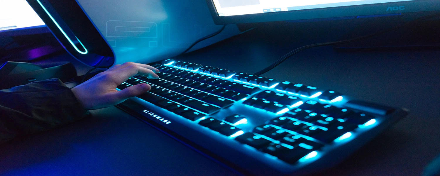Illuminated computer keyboard