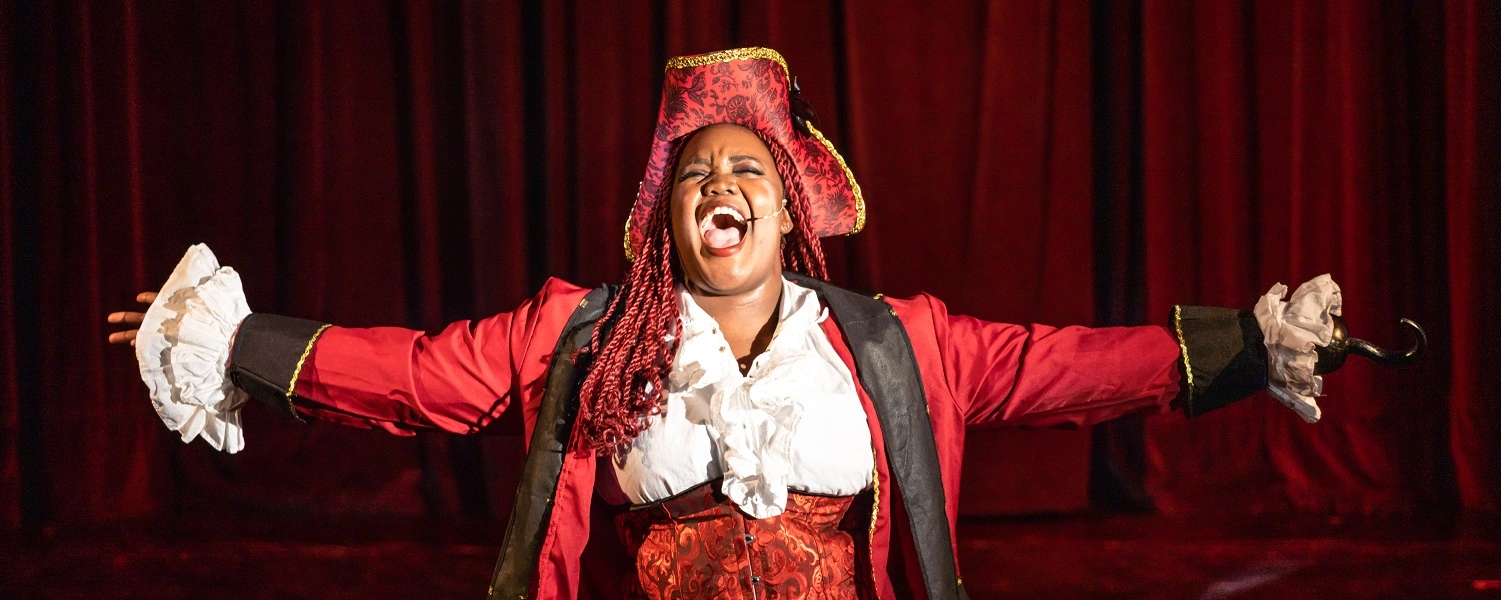 Performing Arts student is Hook in Peter Pan