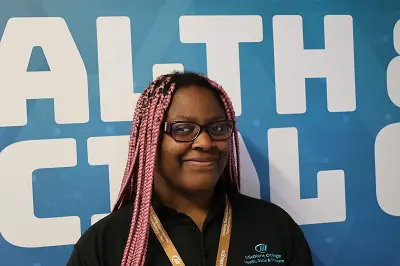Faith Owalabi Health & Social Care student 