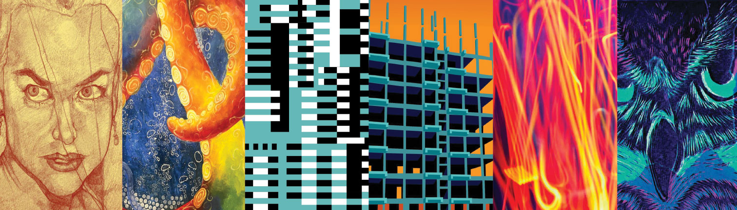 Medway School of Arts OPEN DAY Saturday 16 May 10am-1pm. Book your place today at www.medwayartschool.ac.uk on pink background with graphics.