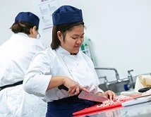 Chelsea in the kitchen