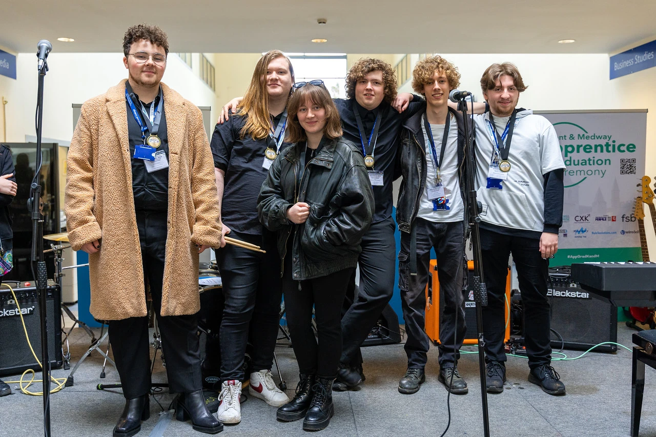 KFE Music students celebrate their win